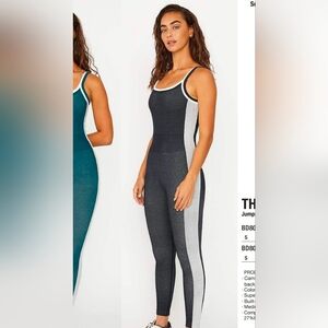 NEW Cream Yoga Black and White Jumpsuit